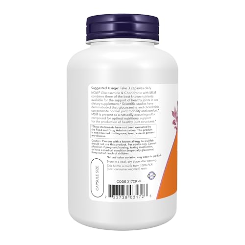 NOW Foods Supplement Nutrition Facts